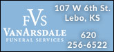 VanArsdale Funeral Services Sponsorship Banner
